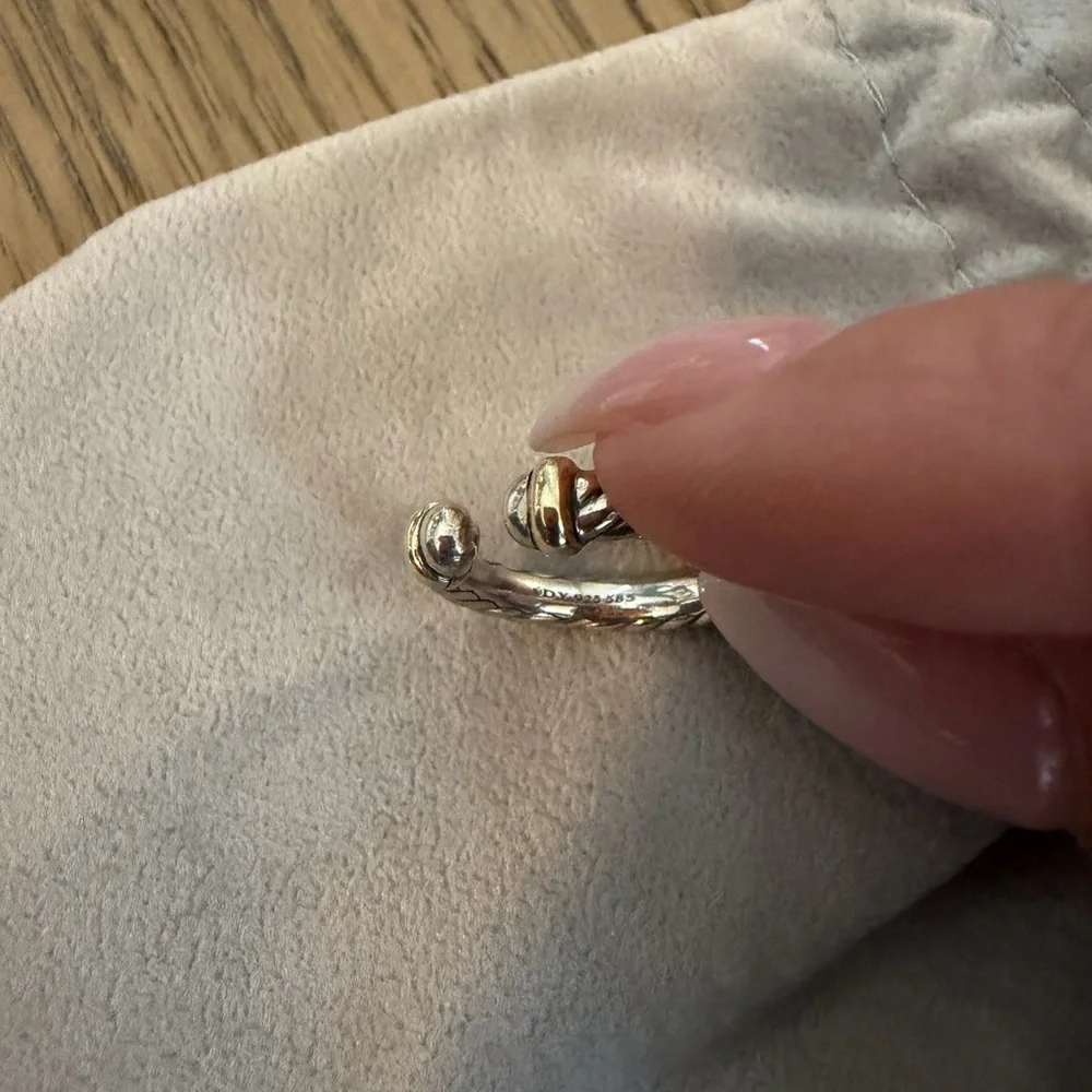 David Yurman Petite Cable Open Ring